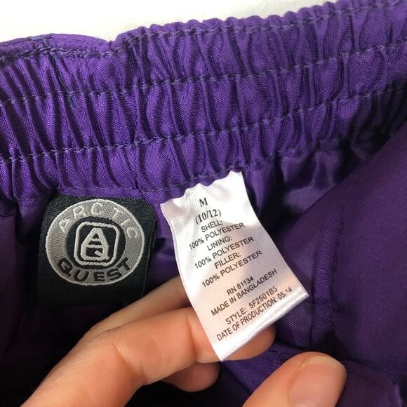 NWT Arctic Quest Purple Snow Pants Plum Size Medium - Picture 5 of 5